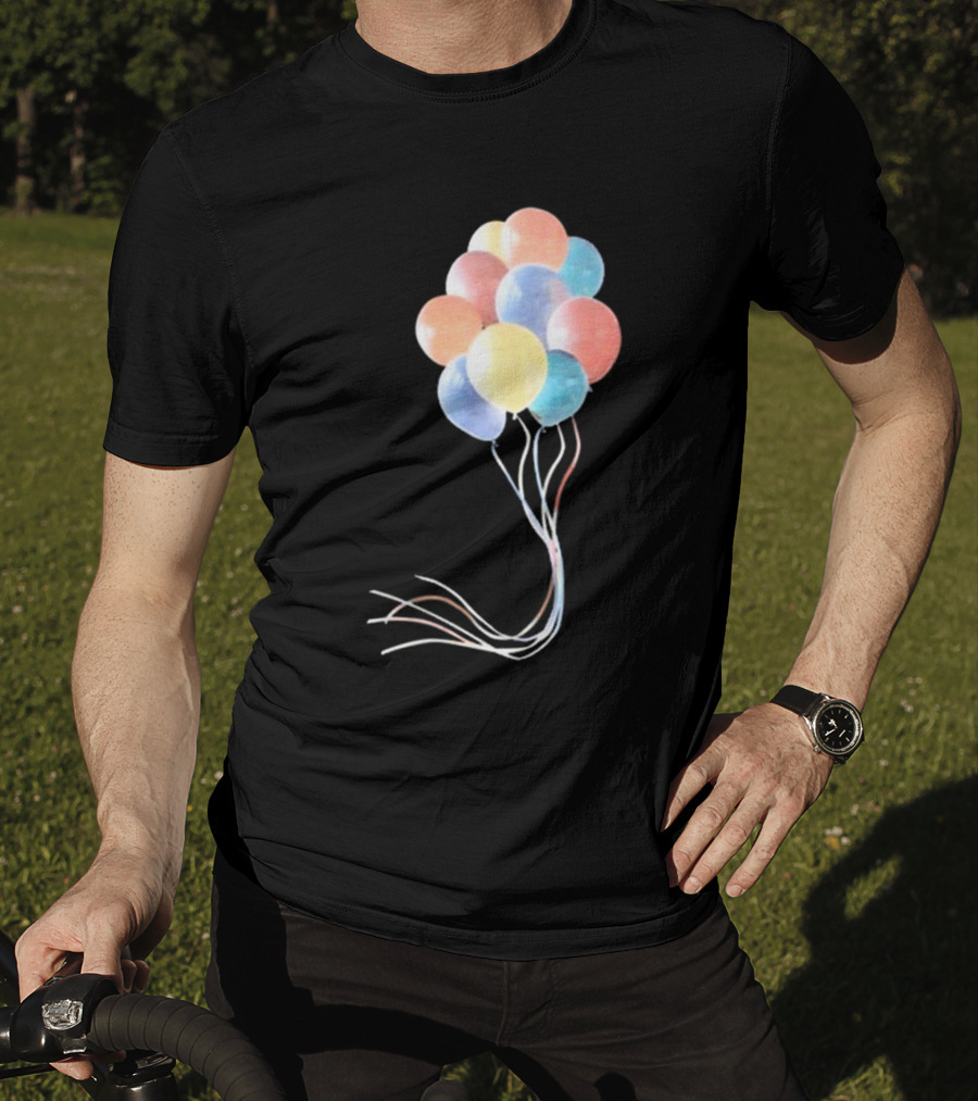 Pleasing X JW Anderson Multicolored Bunch Of Balloons Collection T-Shirt