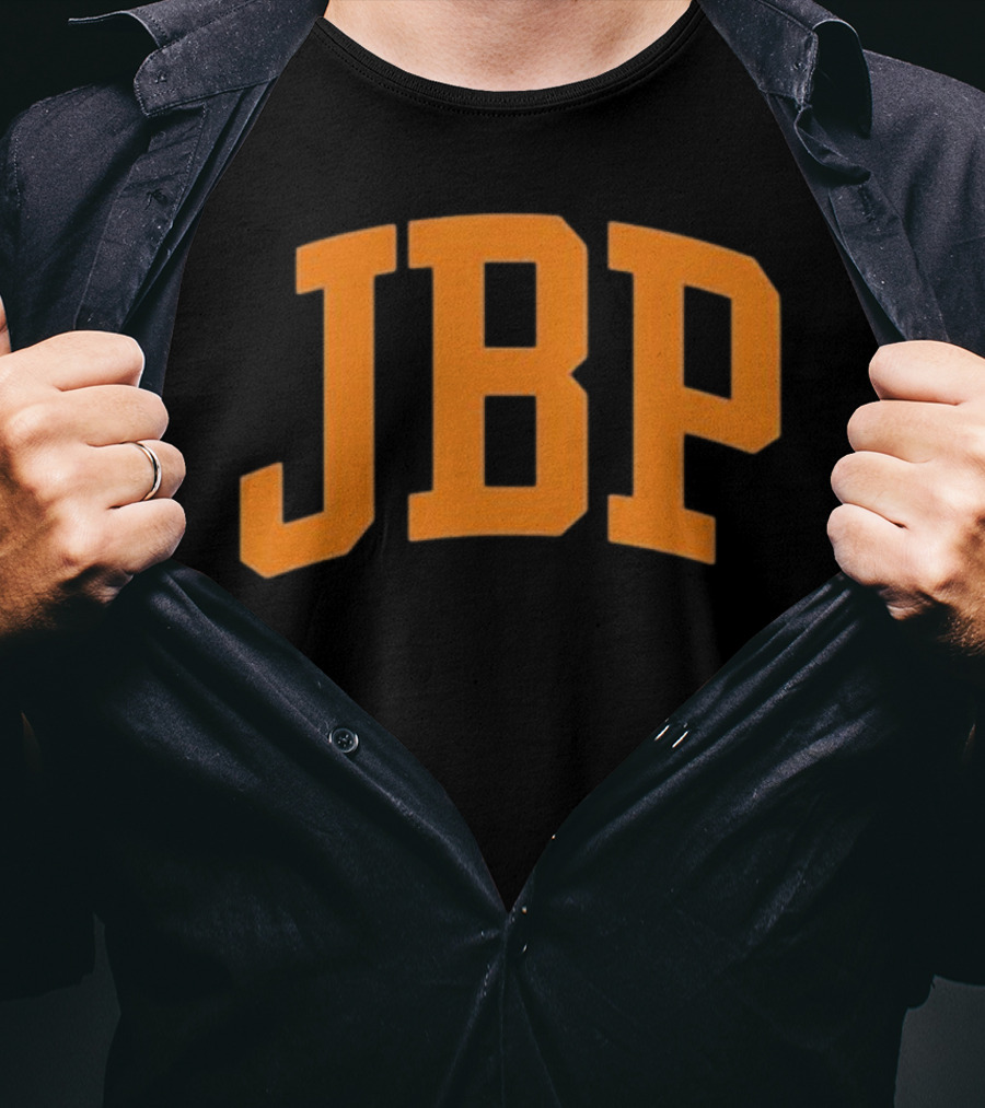 JBP Cobalt Orange Block Letters T-Shirt