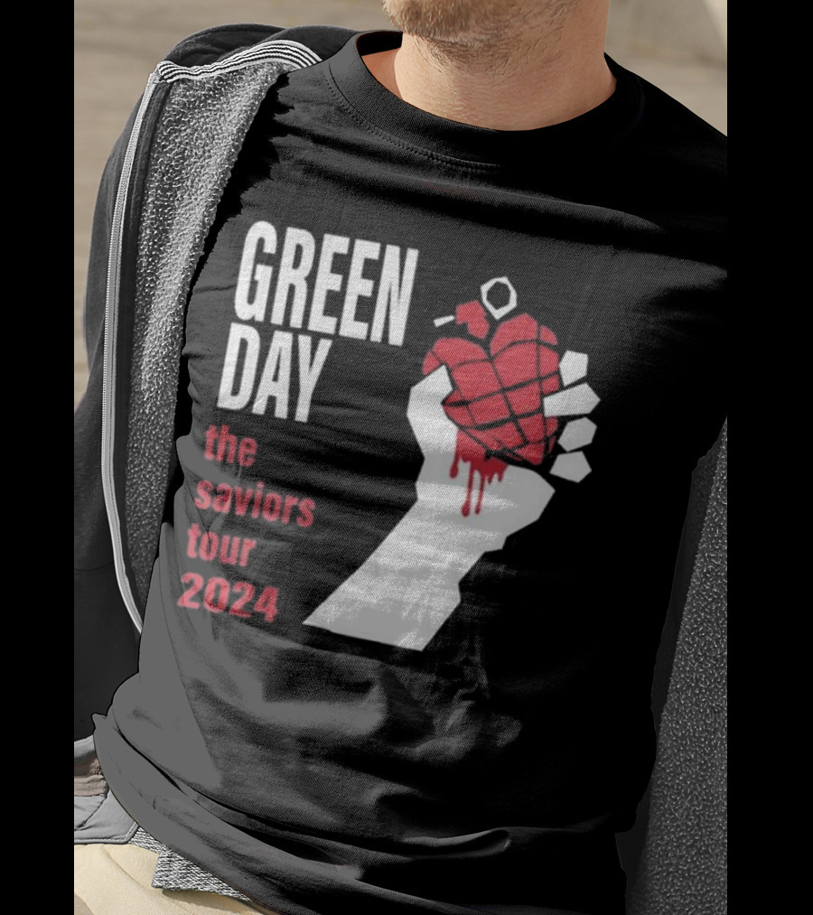 Green Day The Saviors Tour T-Shirt