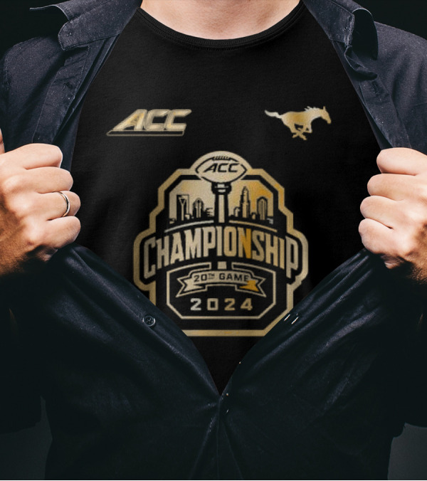 ACC Championship 2024 20th Game Logo Sports Event Badge T-Shirt