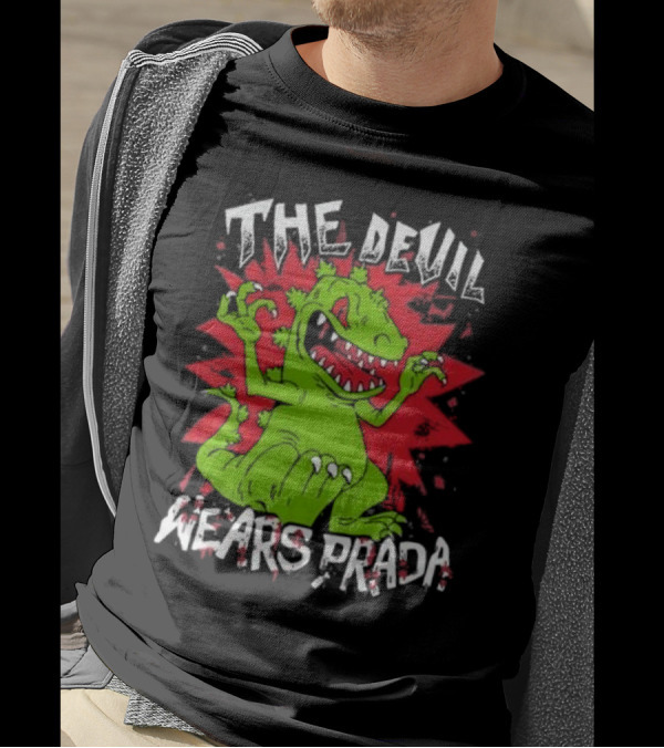 The Devil Wears Prada Reptar Rugrats Crossover T-Shirt