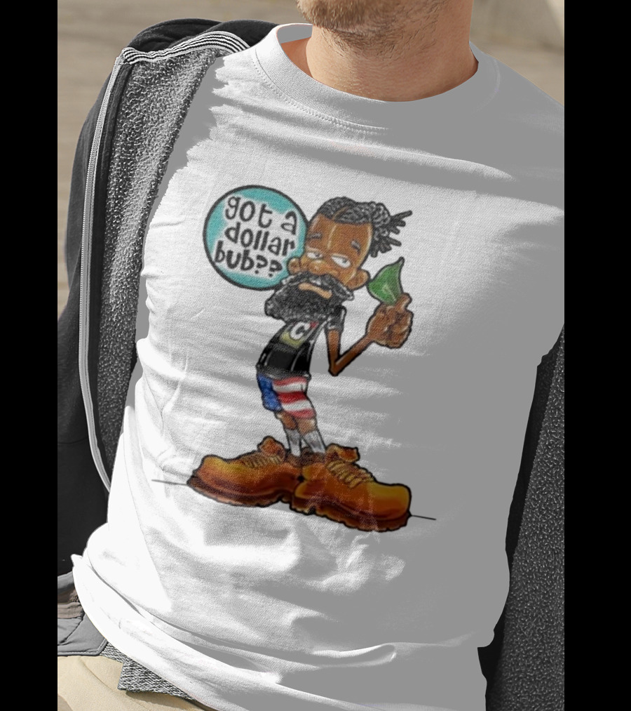 Damon Darling Got A Dollar Bub Character With Funky Style And Patriotic Colors T-Shirt