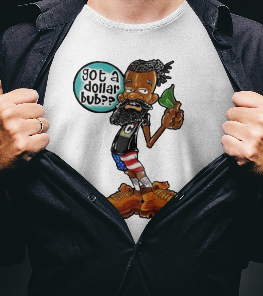 Damon Darling Got A Dollar Bub Character With Funky Style And Patriotic Colors T-Shirt