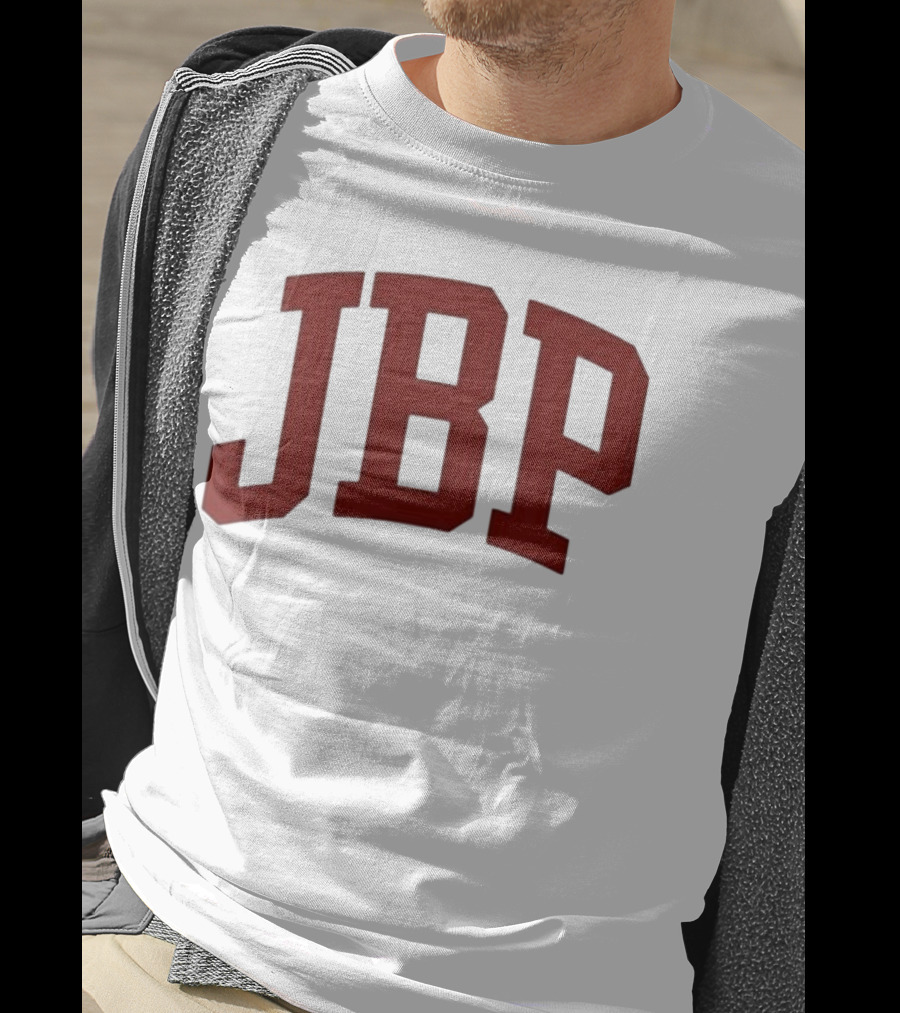 JBP Cream Bold Red Letters T-Shirt