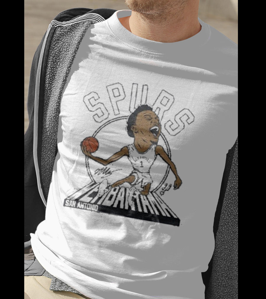 Spurs San Antonio Wembanyama Signature T-Shirt