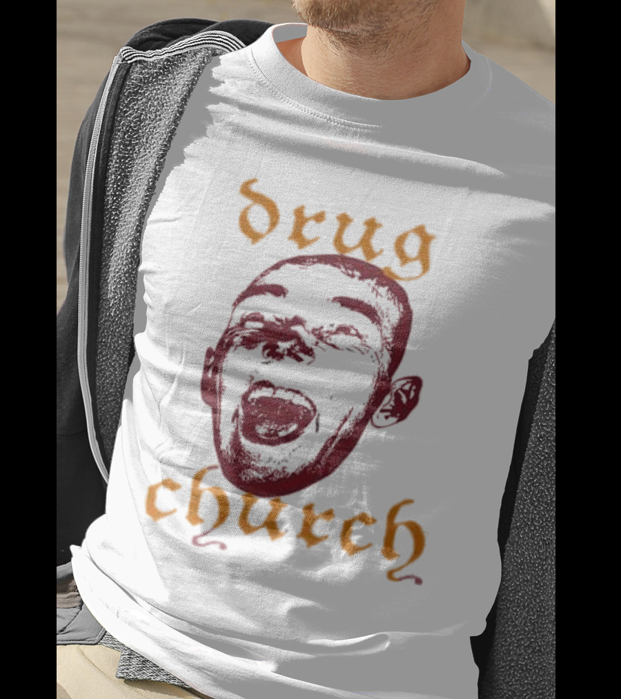 Drug Church Face Graphic T-Shirt