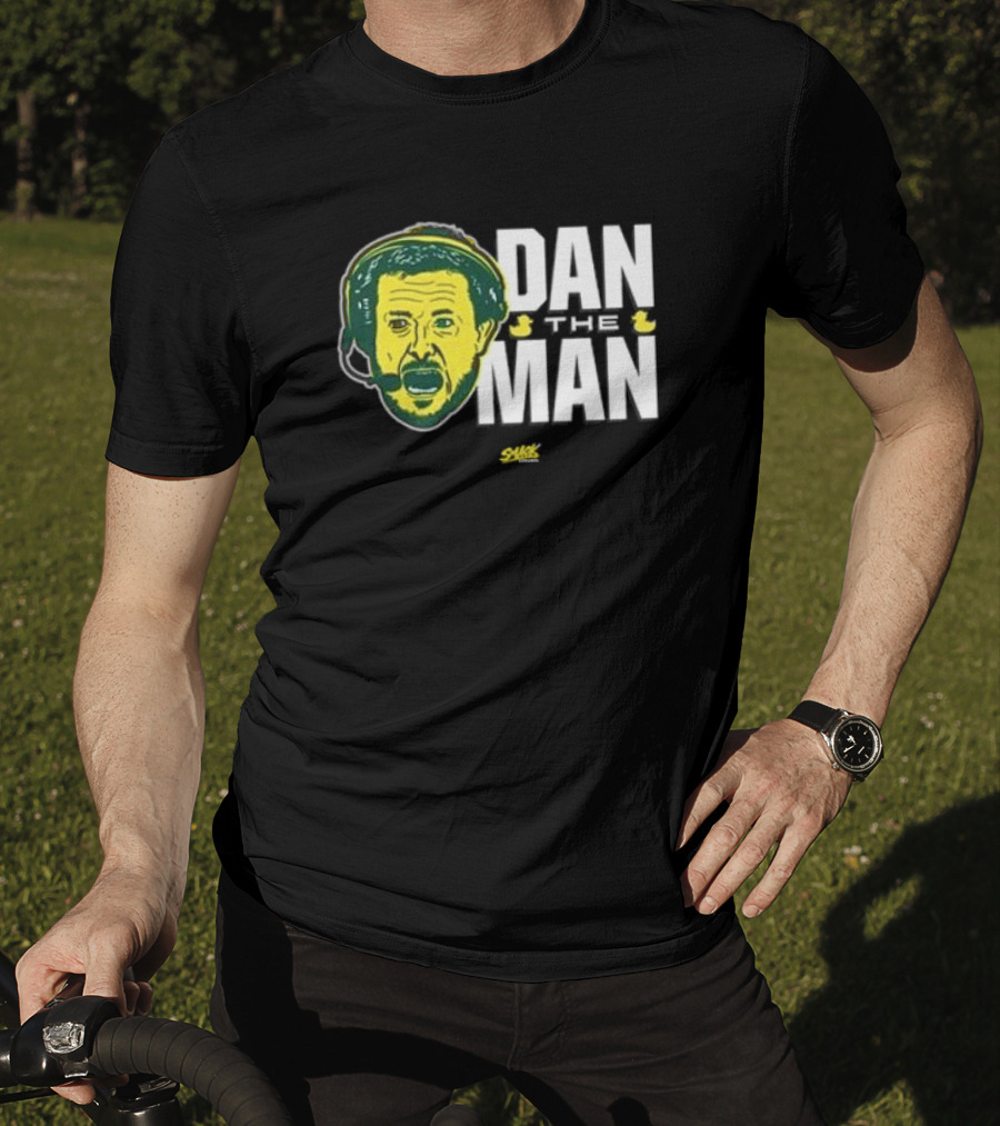 Dan Lanning Oregon Dan The Man Ducks Coach Headset Face T-Shirt