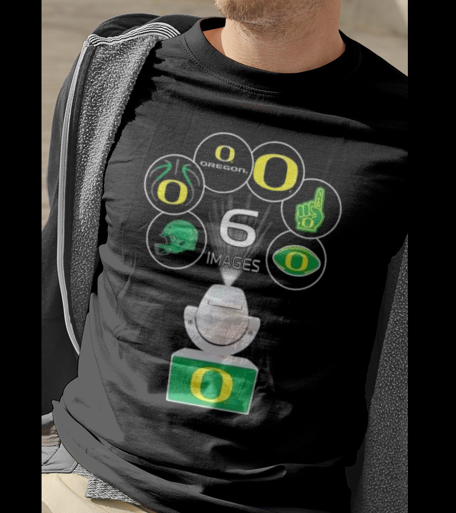Oregon Ducks LED Mini Spotlight Projector Night Light With 6 Interchangeable T-Shirt