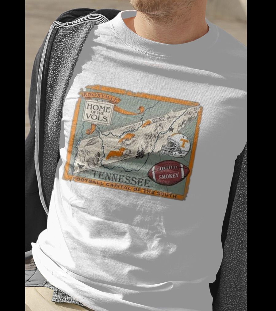 Tennessee Knoxville Home Of The Vols Football Capital Of The South Smokey T-Shirt