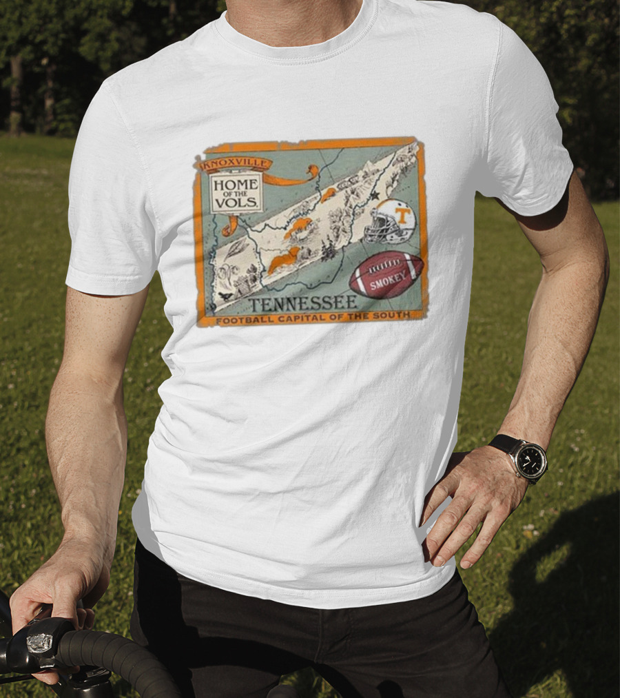 Tennessee Knoxville Home Of The Vols Football Capital Of The South Smokey T-Shirt