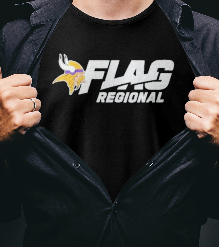 Minnesota Vikings Flag Regional Tournaments 2025 NFL T-Shirt