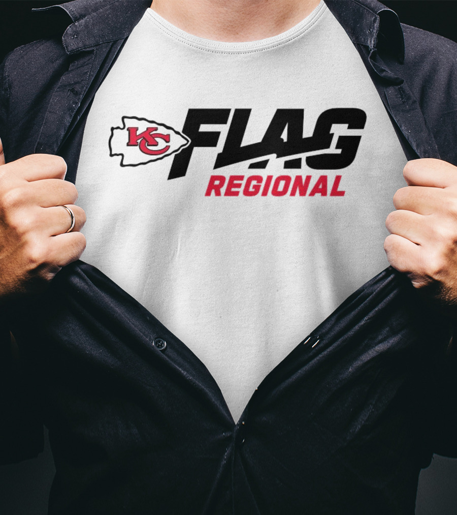 Kansas City Chiefs Flag Regional NFL 2025 Tournaments T-Shirt