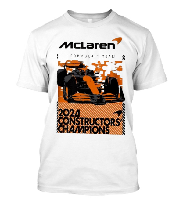 McLaren Formula 1 Team 2024 Constructors Champions F1 Racing T-Shirt