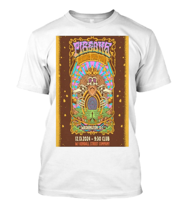 Pigeons Playing Ping Pong Live At 9:30 Club Washington, D.C. December 13 2024 Featuring Kendall Street Company T-Shirt