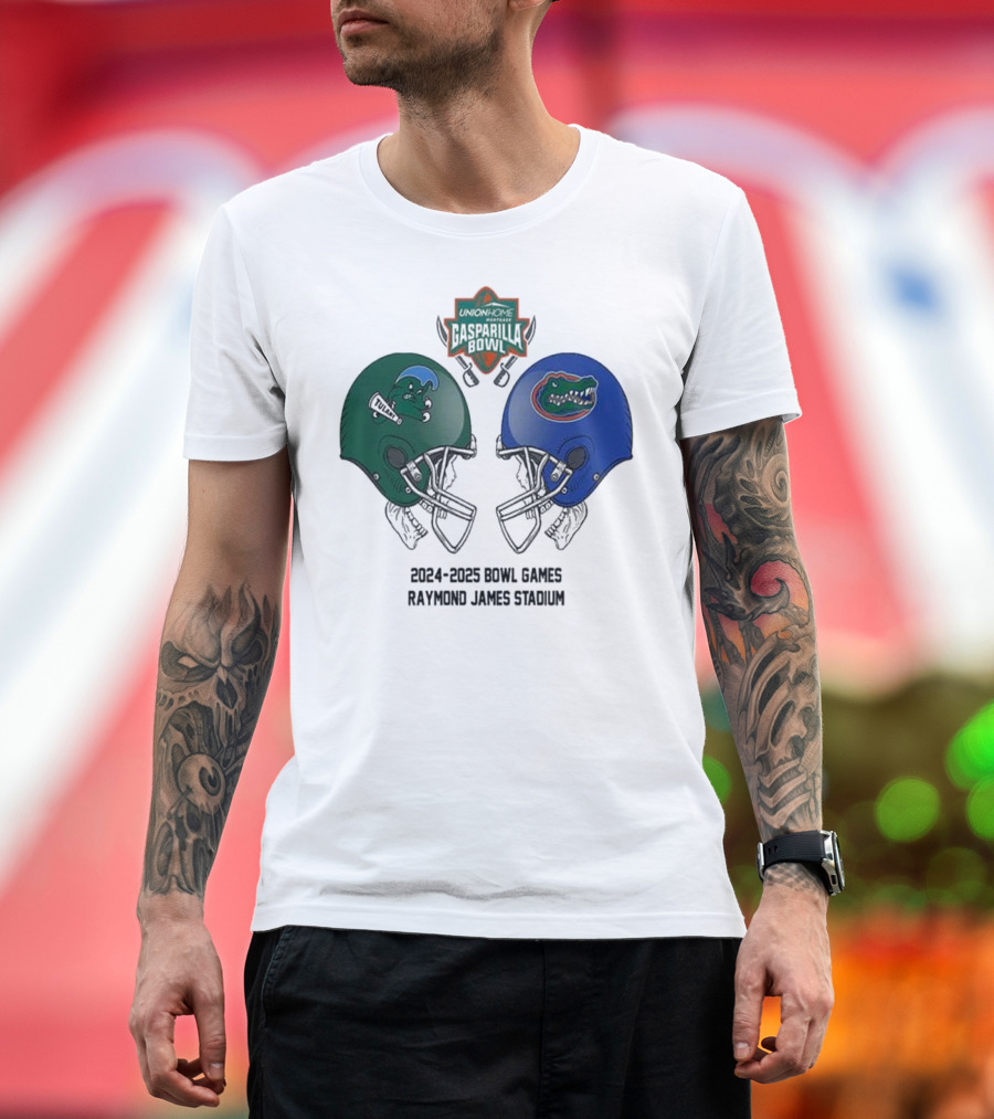 Union Home Mortgage Gasparilla Bowl 2024-2025 Bowl Games Tulane vs Florida Raymond James Stadium T-Shirt