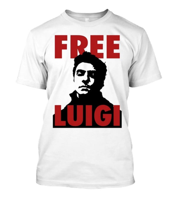 Free Luigi Mangione Bold Statement Iconic T-Shirt