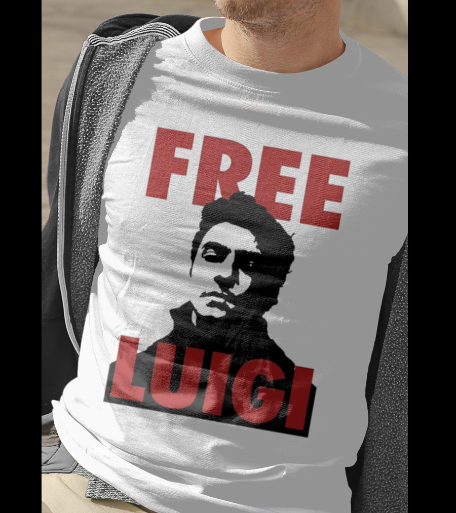 Free Luigi Mangione Bold Statement Iconic T-Shirt