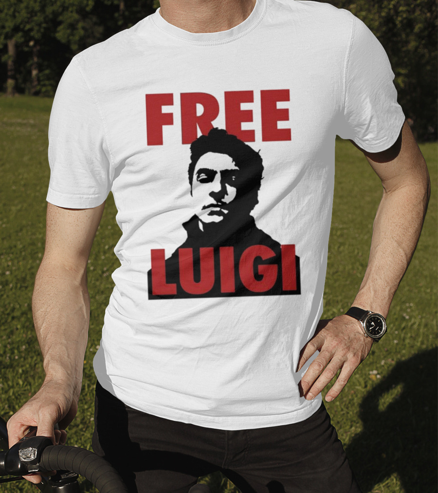 Free Luigi Mangione Bold Statement Iconic T-Shirt