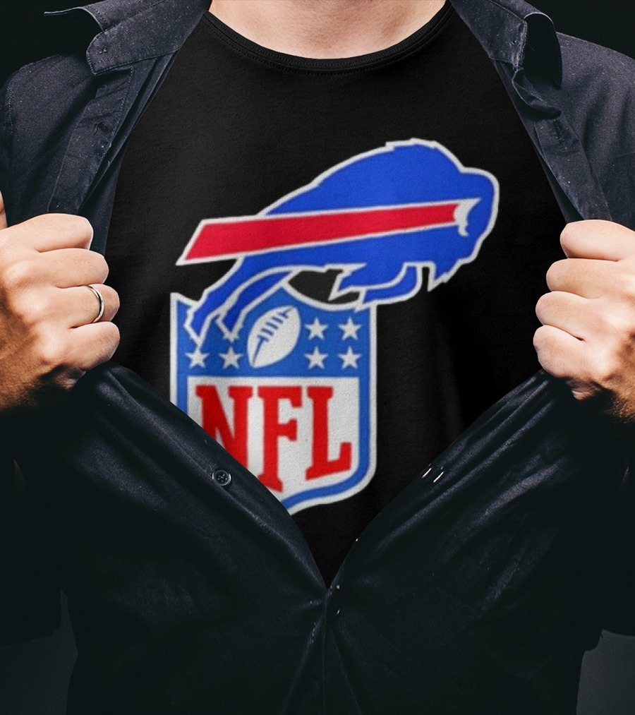 Buffalo Bills NFL Football Fusion Mark T-Shirt
