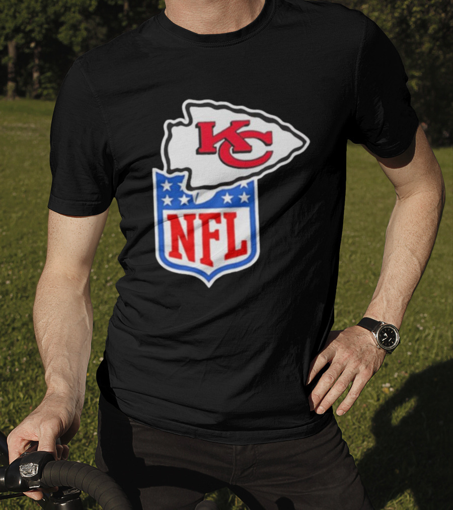 Kansas City Chiefs NFL Shield Emblem Collaboration T-Shirt