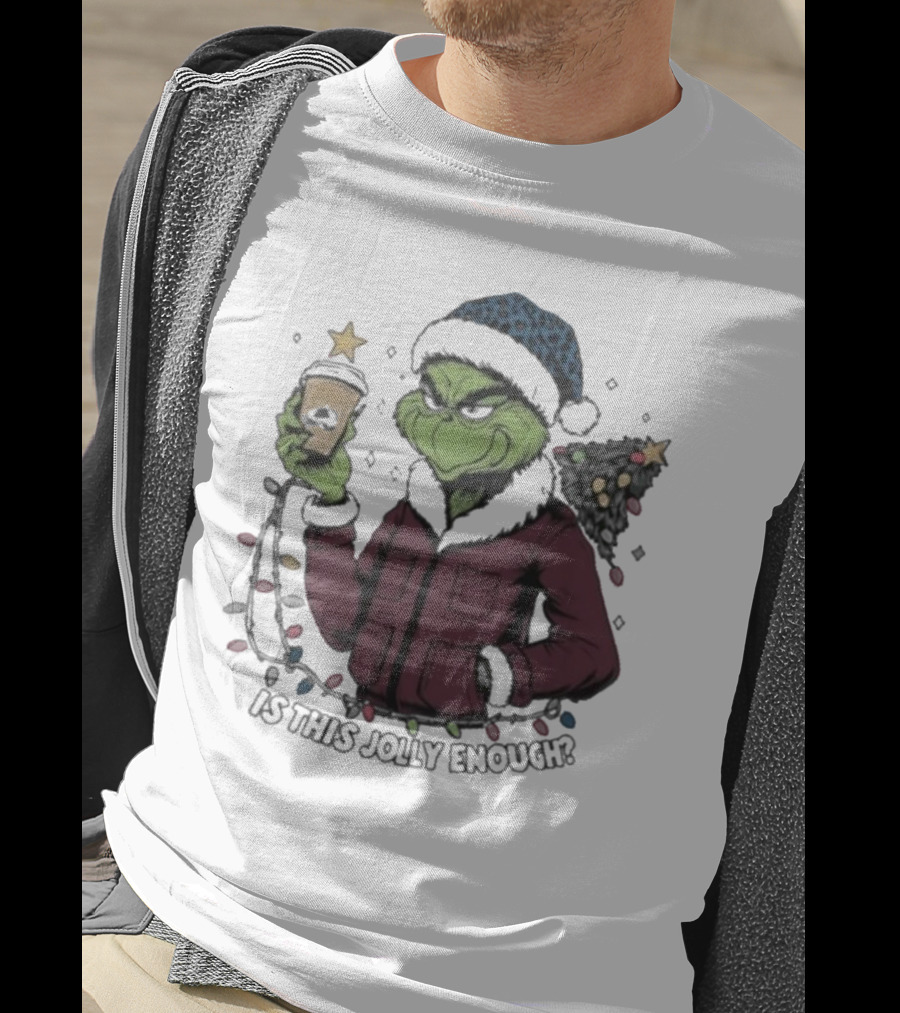 Colorado Avalanche Grinch Is This Jolly Enough Merry Christmas T-Shirt