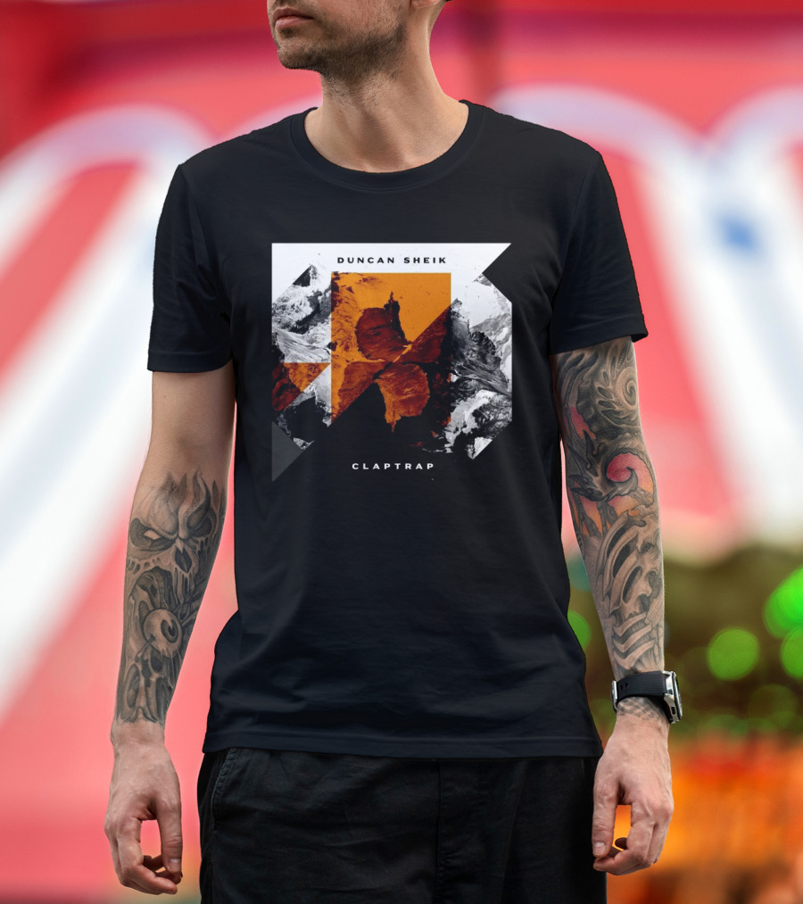 Duncan Sheik Claptrap Abstract Geometric Album Cover T-Shirt