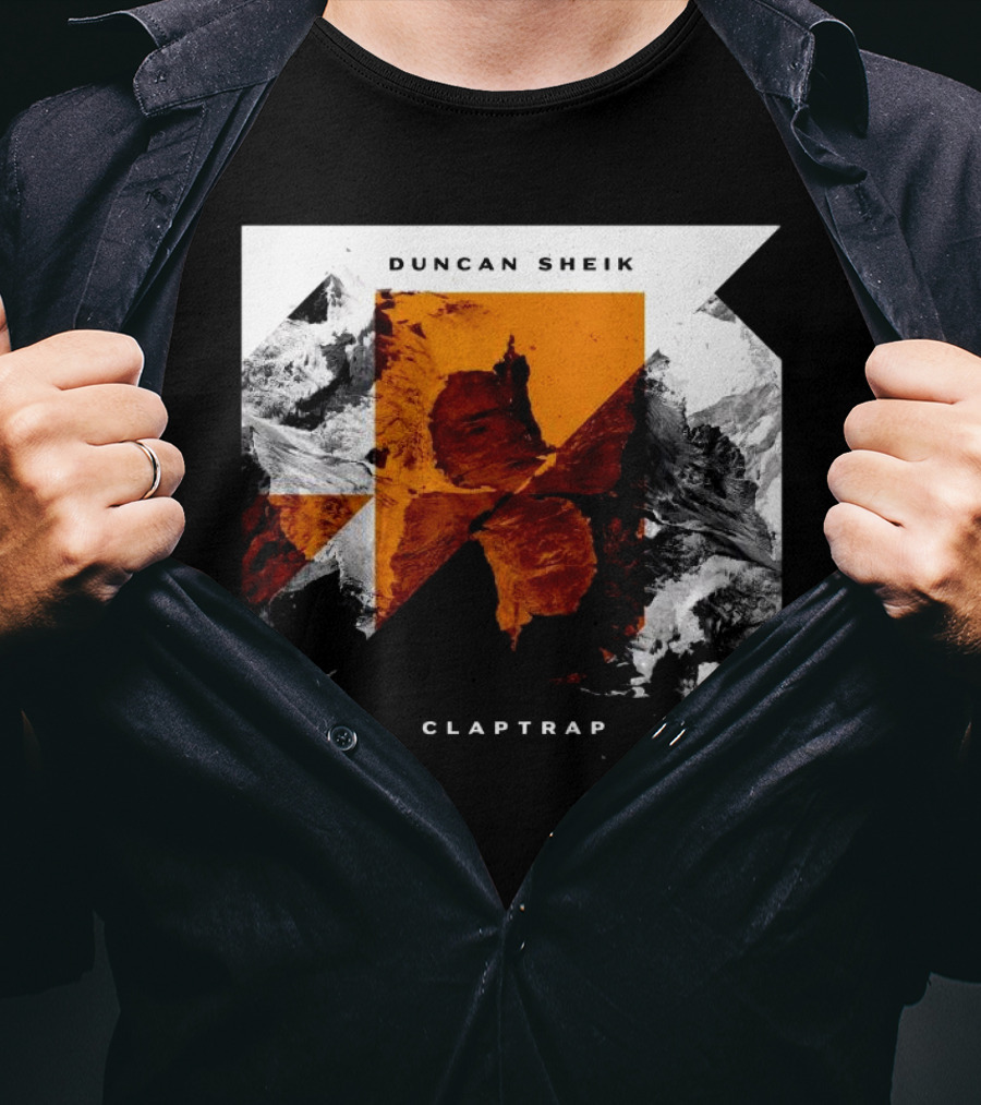 Duncan Sheik Claptrap Abstract Geometric Album Cover T-Shirt