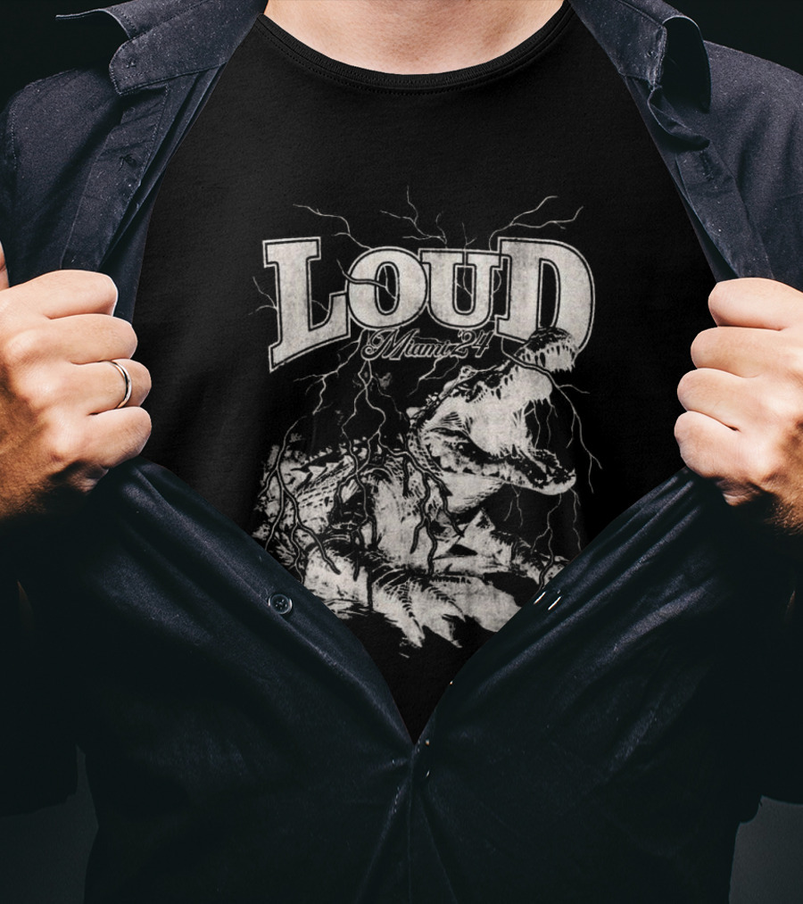 Rolling Loud Miami 24 Hard Rock Stadium Lockjaws Vintage T-Shirt