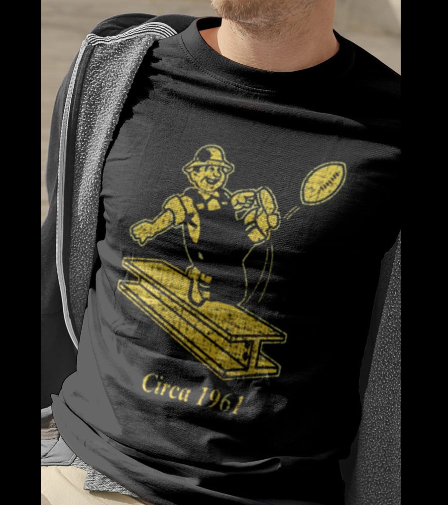 Pittsburgh Steelers Circa 1961 Ironworker T-Shirt