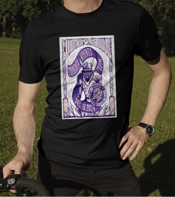 Clutch Warrior Minnesota Vikings Vs. Chicago Bears Dec 16, 2024 7PM T-Shirt