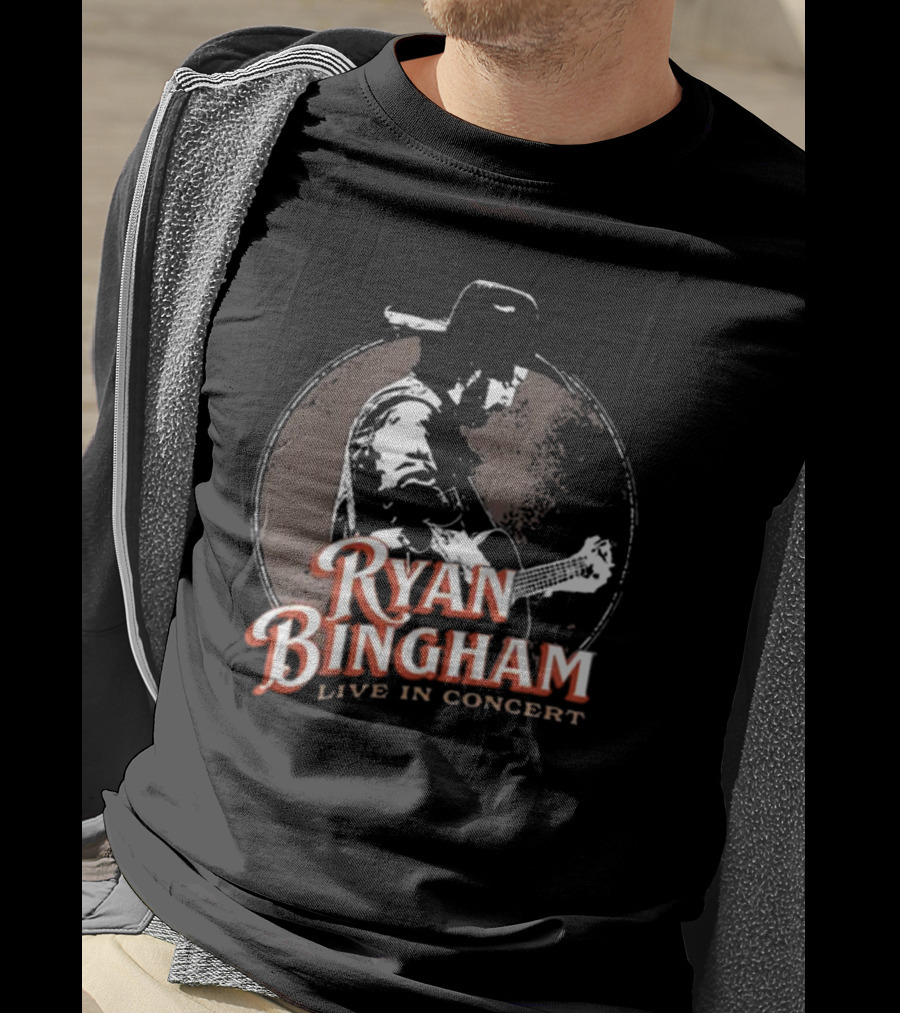 Ryan Bingham Cowboy Silhouette Live In Concert T-Shirt