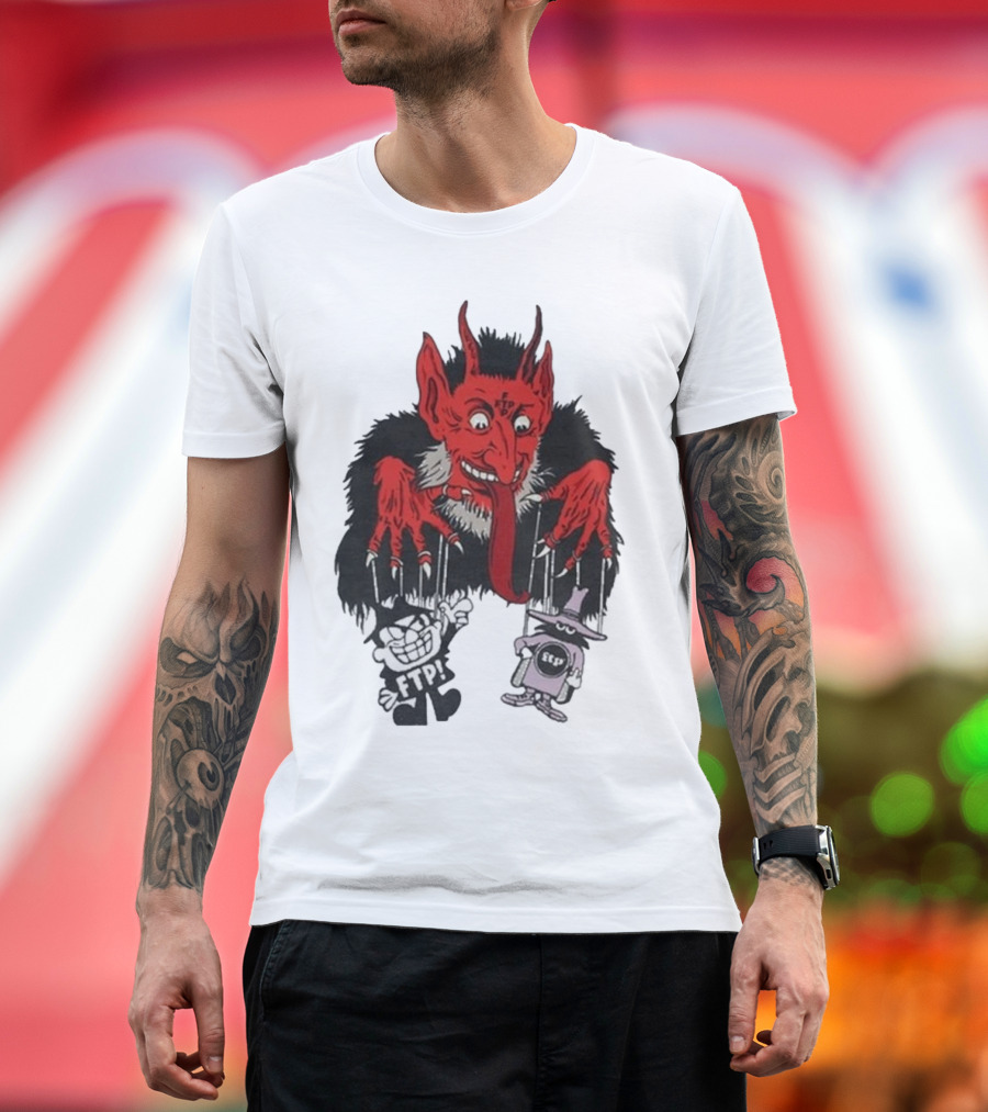 FTP Krampus 2024 Devil Puppet Master Horror T-Shirt