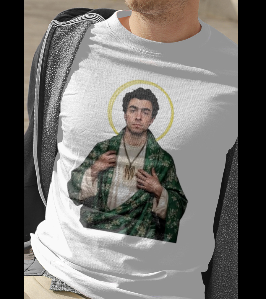 Luigi Mansion Nicola Holy Icon Green Robe T-Shirt