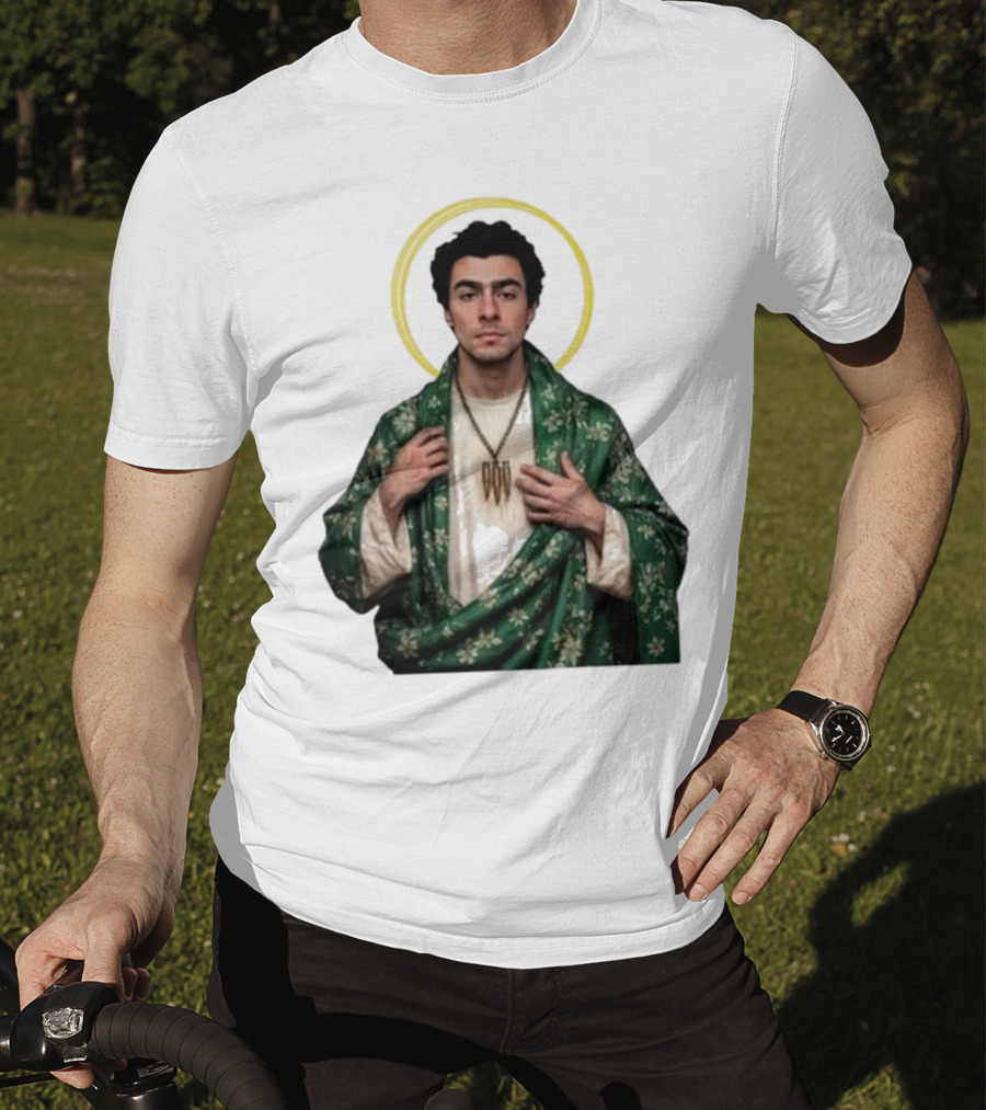 Luigi Mansion Nicola Holy Icon Green Robe T-Shirt