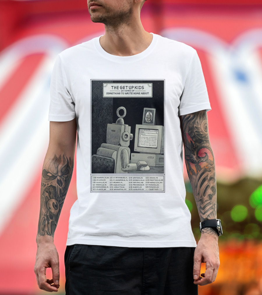 The Get Up Kids Something to Write Home About 25 Years Tour 2025 Dates and Locations T-Shirt