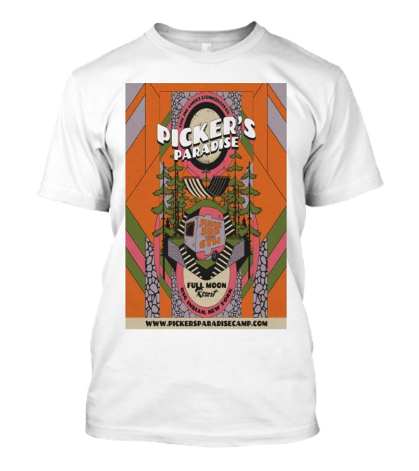 Picker’s Paradise 6-3-2025 Full Moon Resort The Infamous Stringdusters Big Indian NY T-Shirt