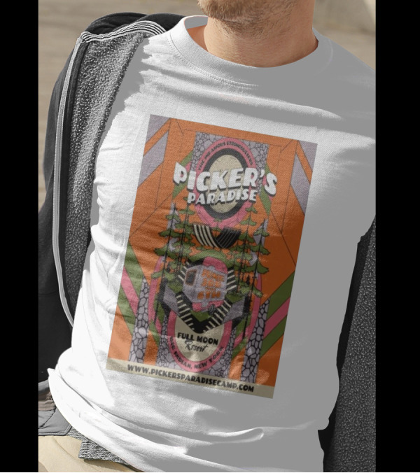 Picker’s Paradise 6-3-2025 Full Moon Resort The Infamous Stringdusters Big Indian NY T-Shirt