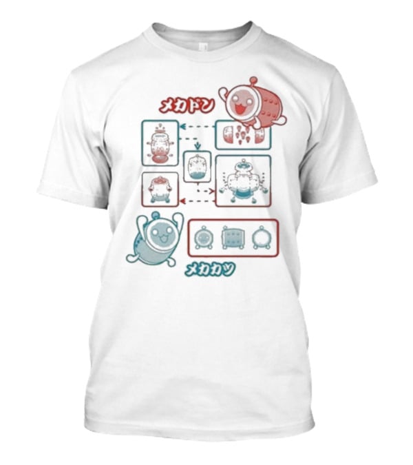 Aiko No Tatsujin Mecha Don Mechakatsu Transformation Process T-Shirt