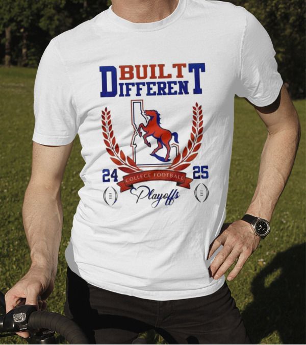 Boise State Broncos Built Different College Football Playoffs 24-25 T-Shirt