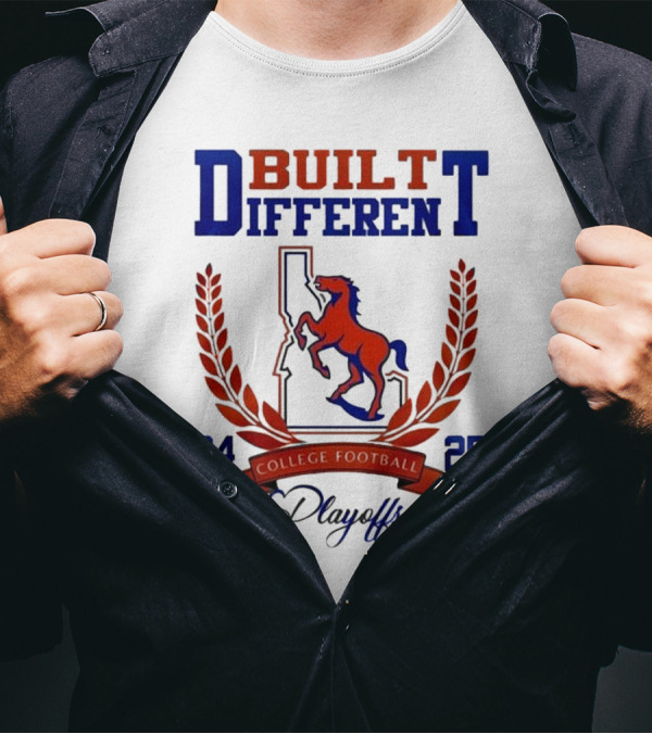 Boise State Broncos Built Different College Football Playoffs 24-25 T-Shirt