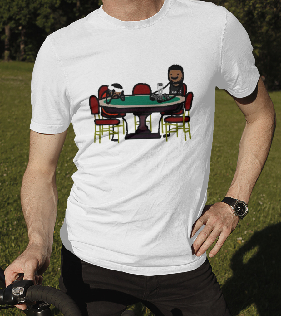 Giannis Antetokounmpo Milwaukee Bucks Poker Table Scene T-Shirt