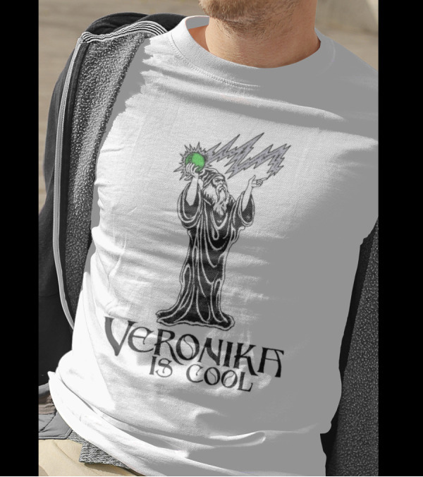 Veronika Is Cool Wizard Lightning Magic T-Shirt