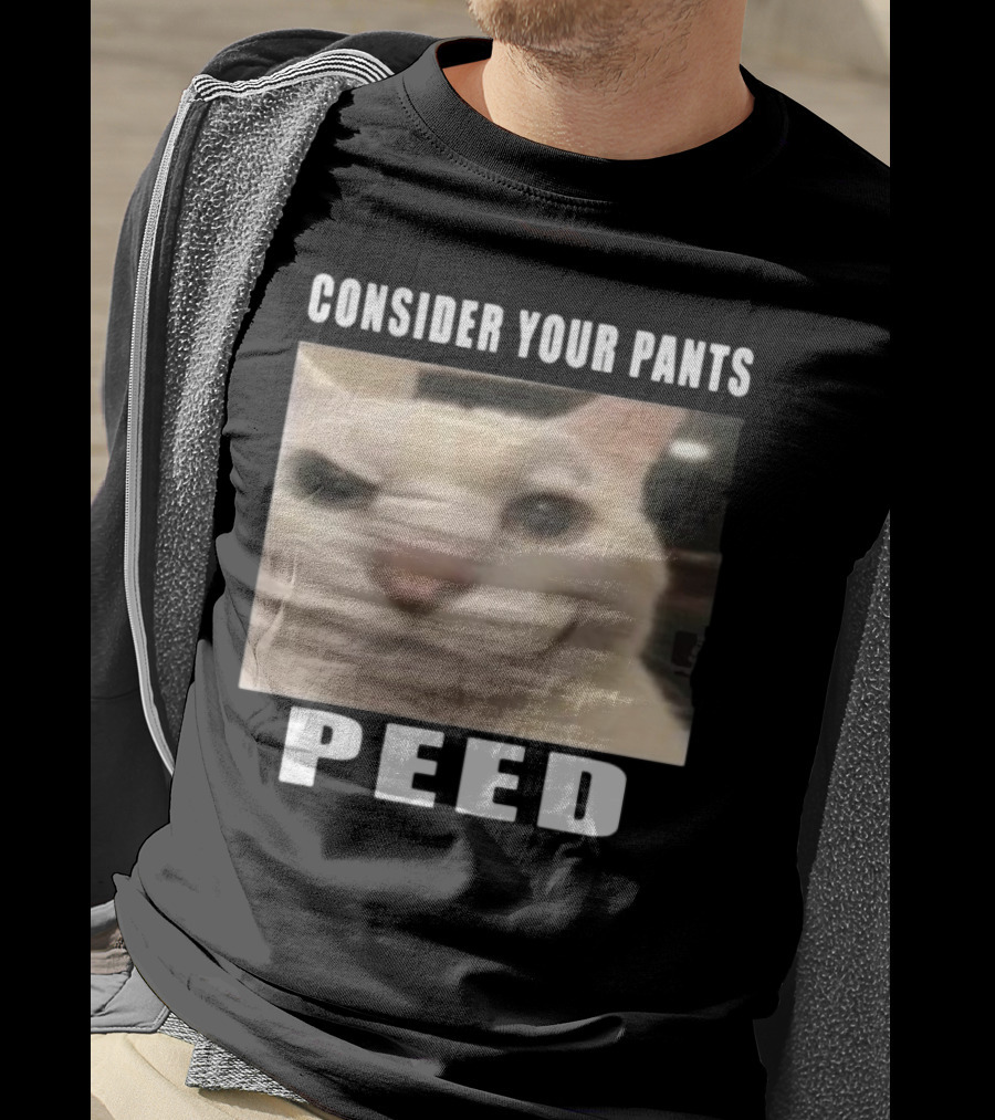 Consider Your Pants Peed Cat Meme T-Shirt
