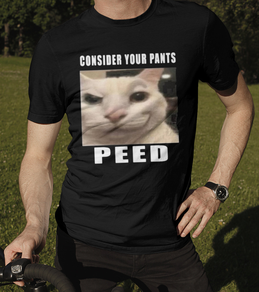 Consider Your Pants Peed Cat Meme T-Shirt