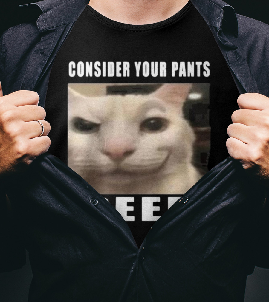 Consider Your Pants Peed Cat Meme T-Shirt