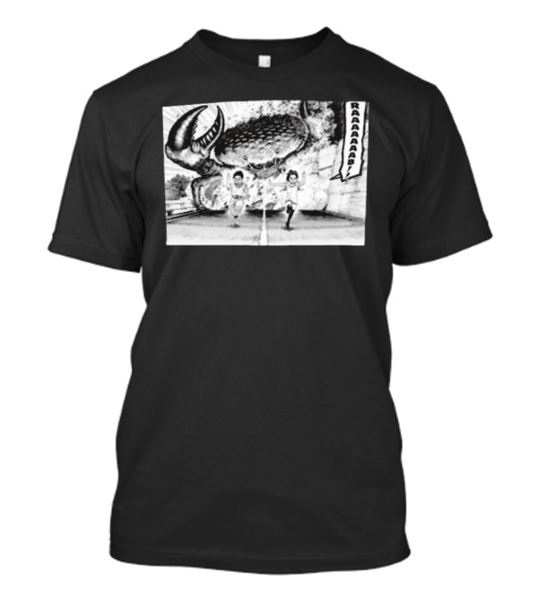 Dandadan Okarun Raaarrrr 2024 Crab Chase Scene T-Shirt
