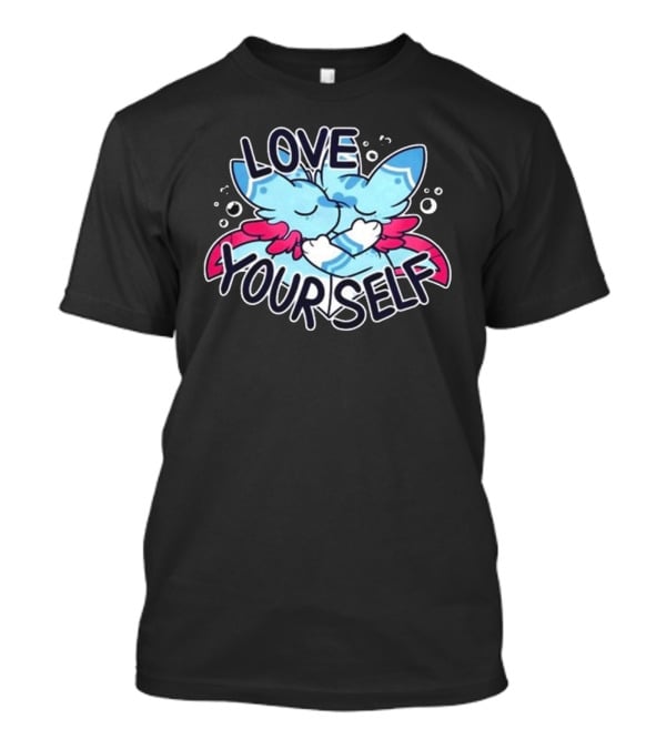 LOVE YOURSELF Kissing Creatures Embrace T-Shirt