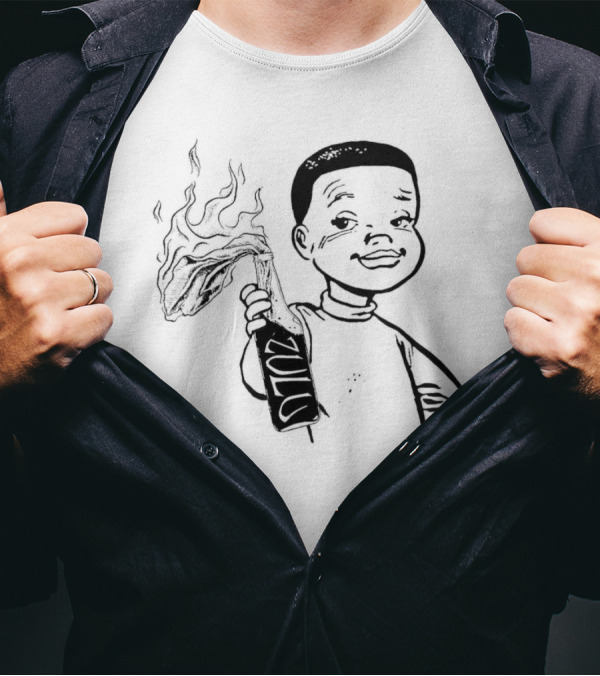 Blackpowerviolence Zulu Flame One Way Or Another T-Shirt