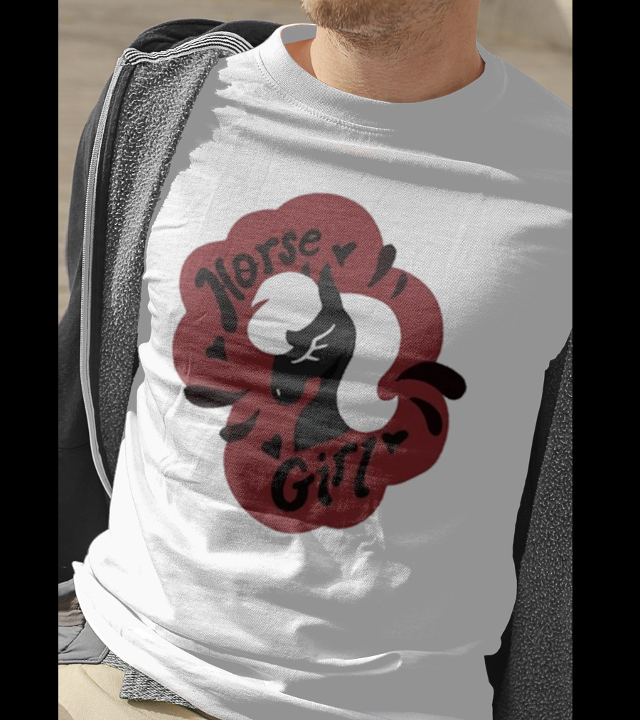 Norse Girl Horse Girl Sharkrobot T-Shirt