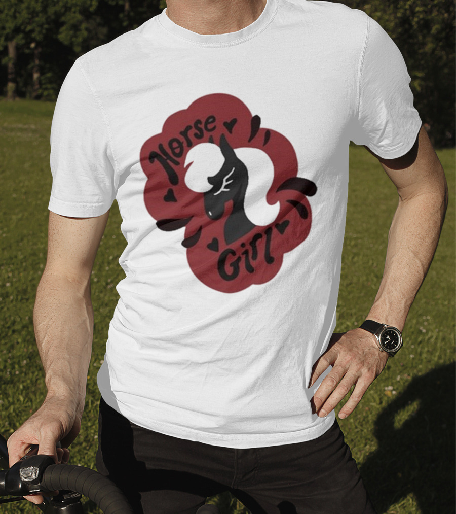 Norse Girl Horse Girl Sharkrobot T-Shirt